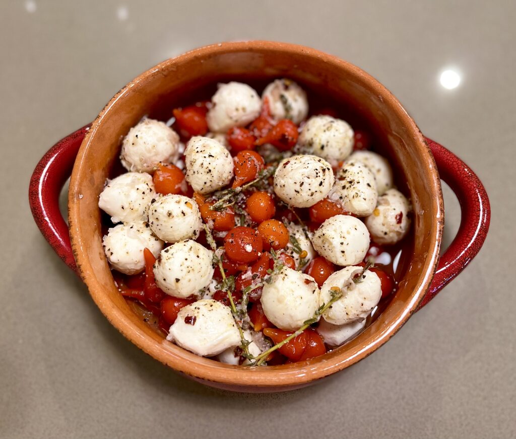 Marinated Mozzarella and Peppered Peppers