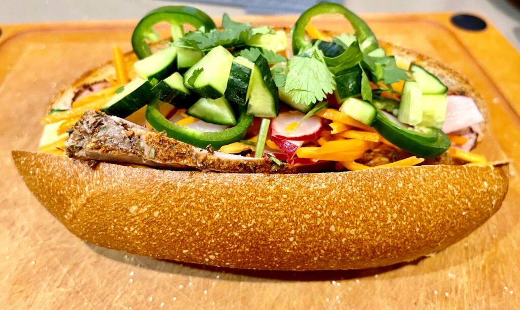 Vietnamese Bánh Mì Sandwich